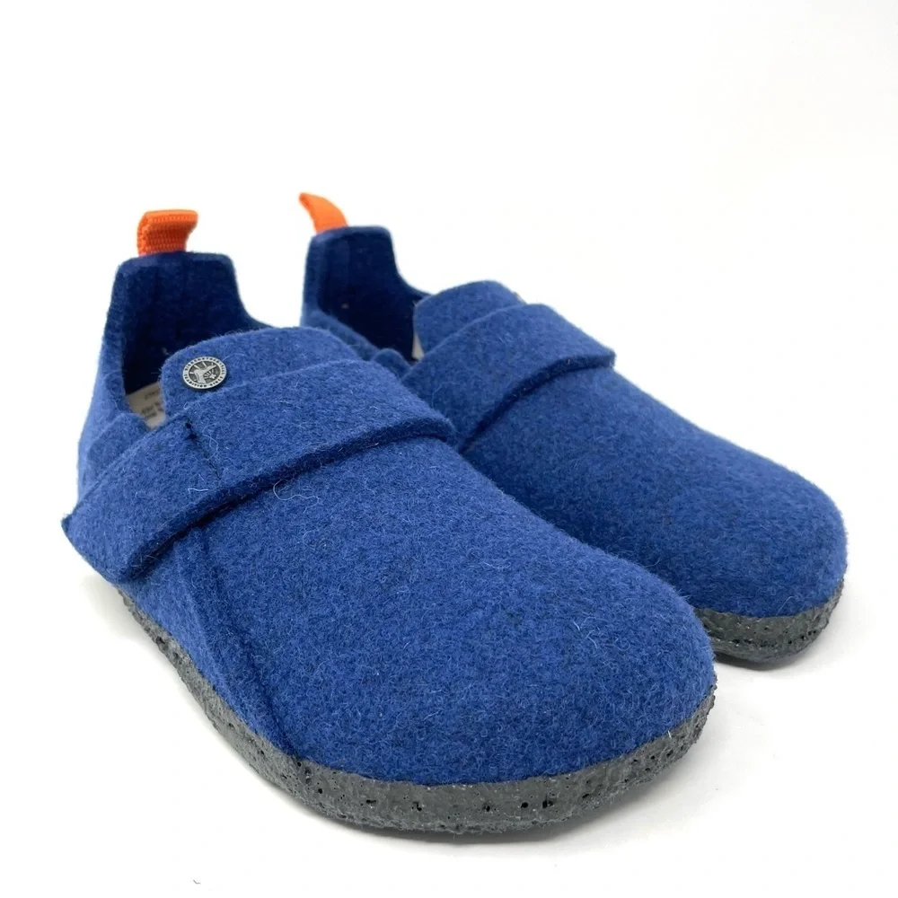NEW Birkenstock Zermatt Blue Wool Shoes Size C12 /30 - Picture 3 of 10
